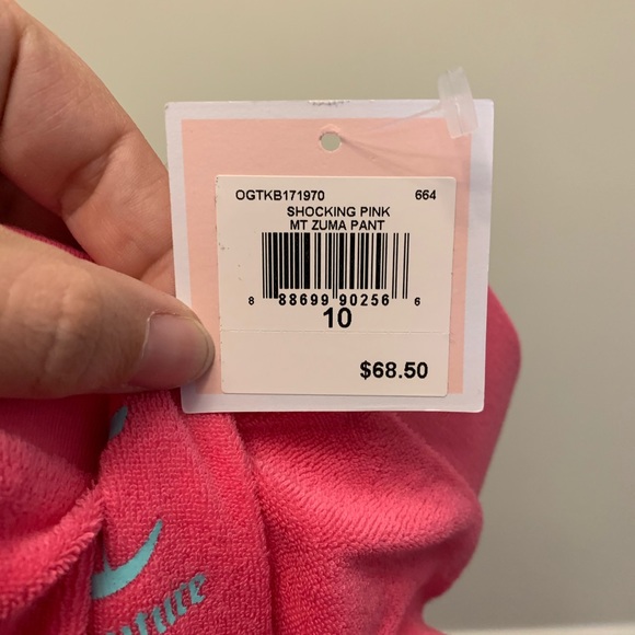 NWT Juicy Couture Shocking Pink Zuma Pants - Picture 6 of 8